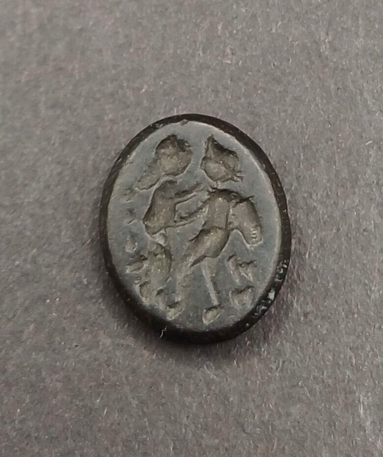 古罗马 石头 情色蚀刻 - 14 mm  (没有保留价) #1.0