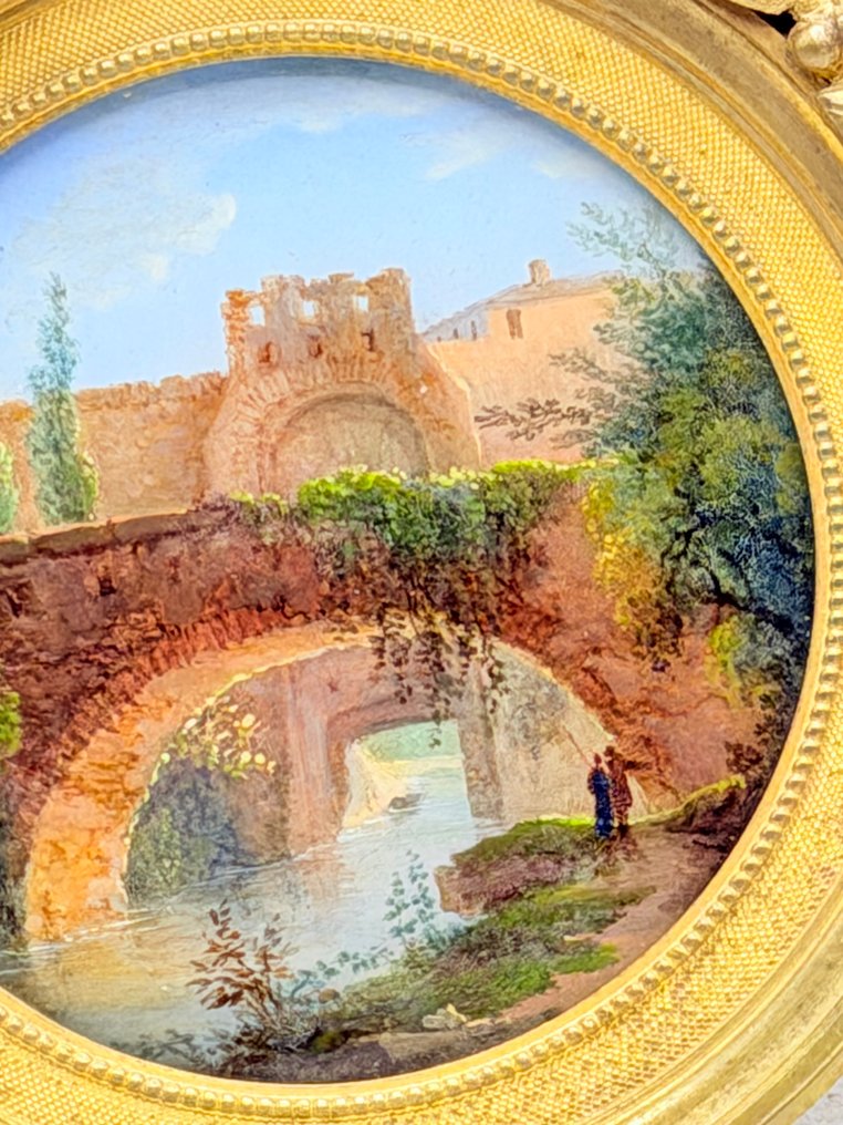 Italian school (XIX) - Paisaje de Ruinas Romanas #3.2