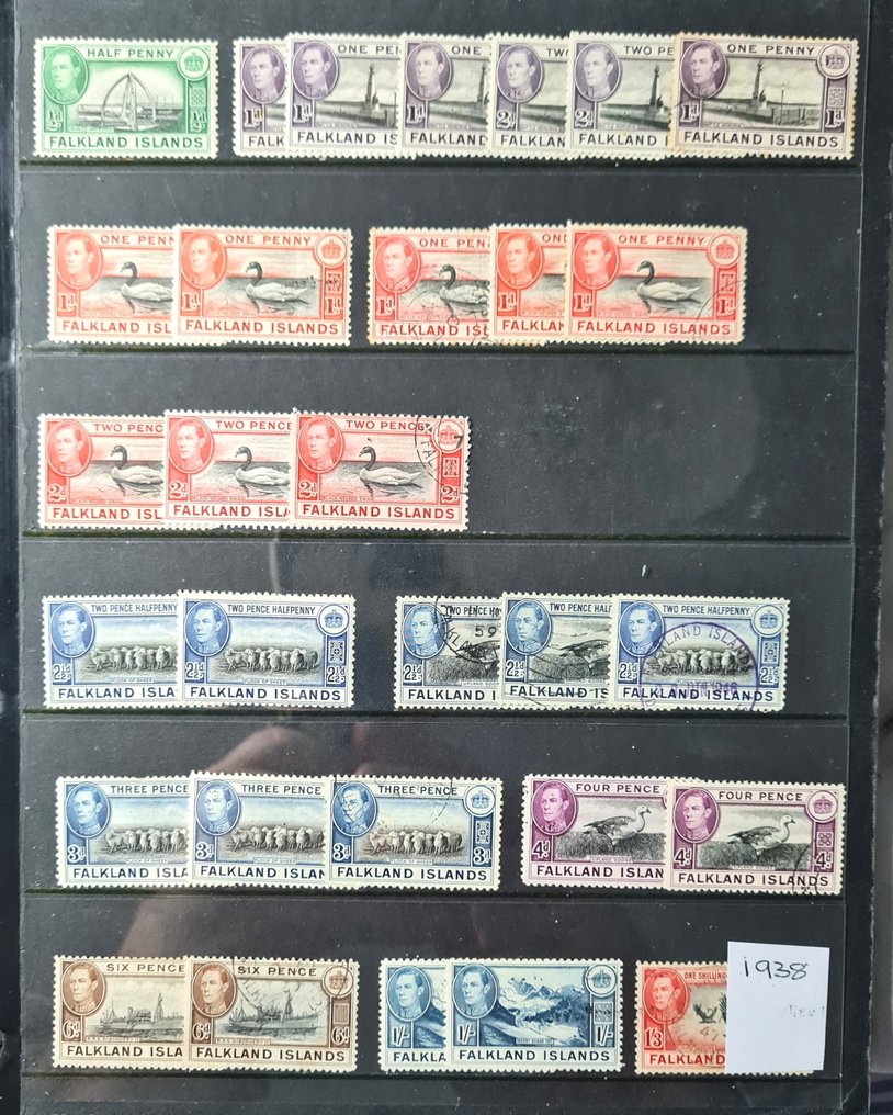 Νήσοι Φώκλαντ 1938/1956 - Χάρτες Small Collection Inc. #3.2