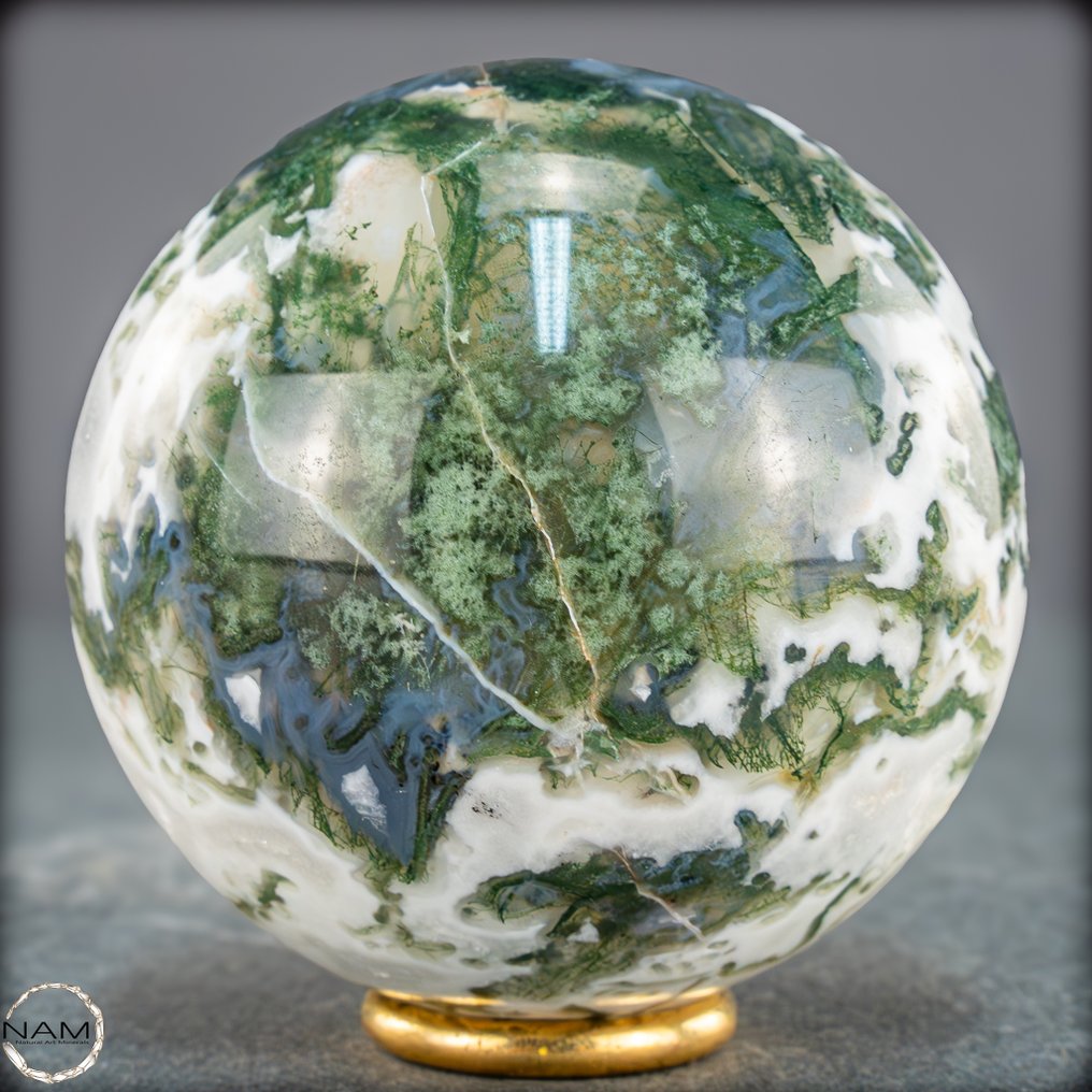 天然苔藓蛋白球 一片充满生命的自然，在完美的和谐中- 418.14 g #2.1