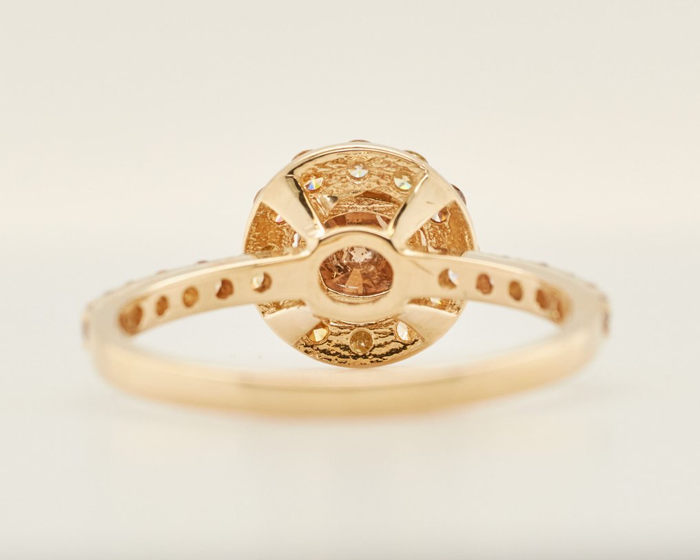 没有保留价 - 戒指 - 14K包金 黄金 - 1.05ct. tw. 钻石 (天然色彩的) #3.2