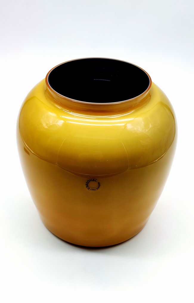 V.Nason&C. - 花瓶 -  Eklettika - 穆拉諾玻璃 - 开心果 #3.2