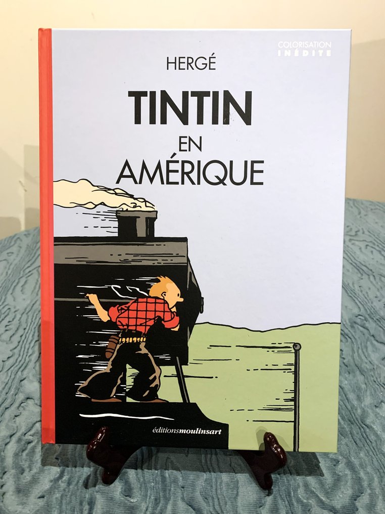 Tintin 32 - Tintin en Amérique Version Colorisée inédite Numérotée. - 1 Album - Limited and numbered edition/2020 #1.0