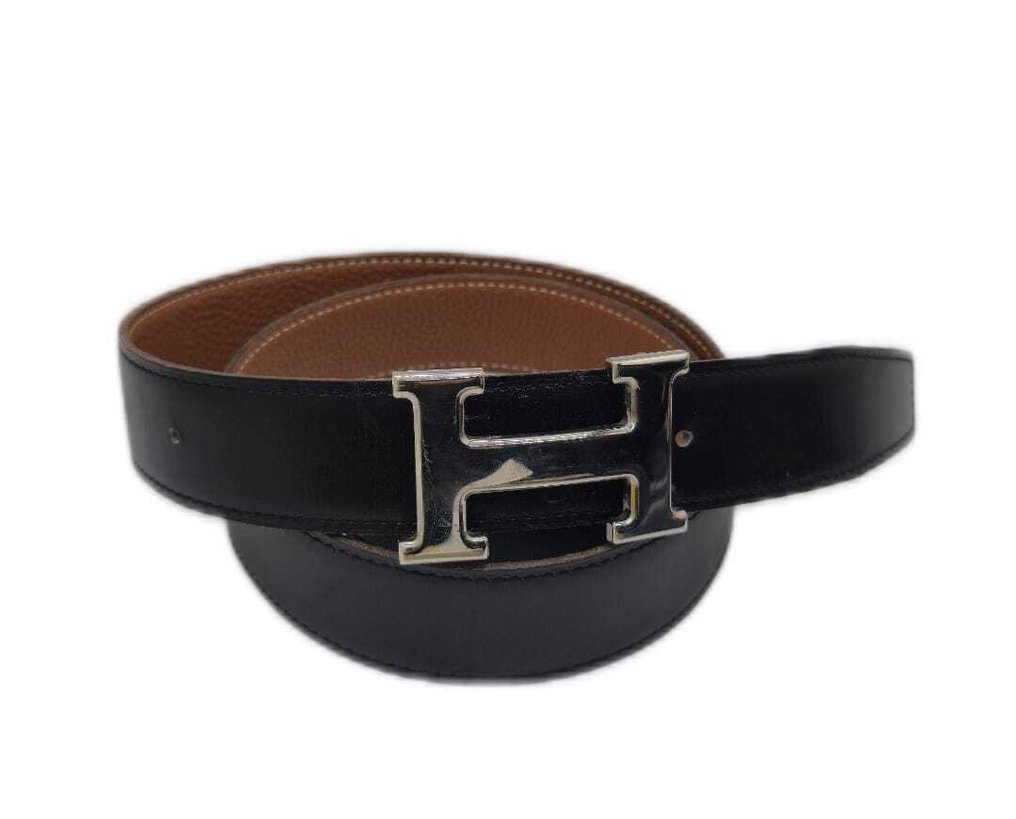 Hermès - H BELT BUCKLE & REVERSIBLE LEATHER STRAP 32 mm - Ζώνη #2.1
