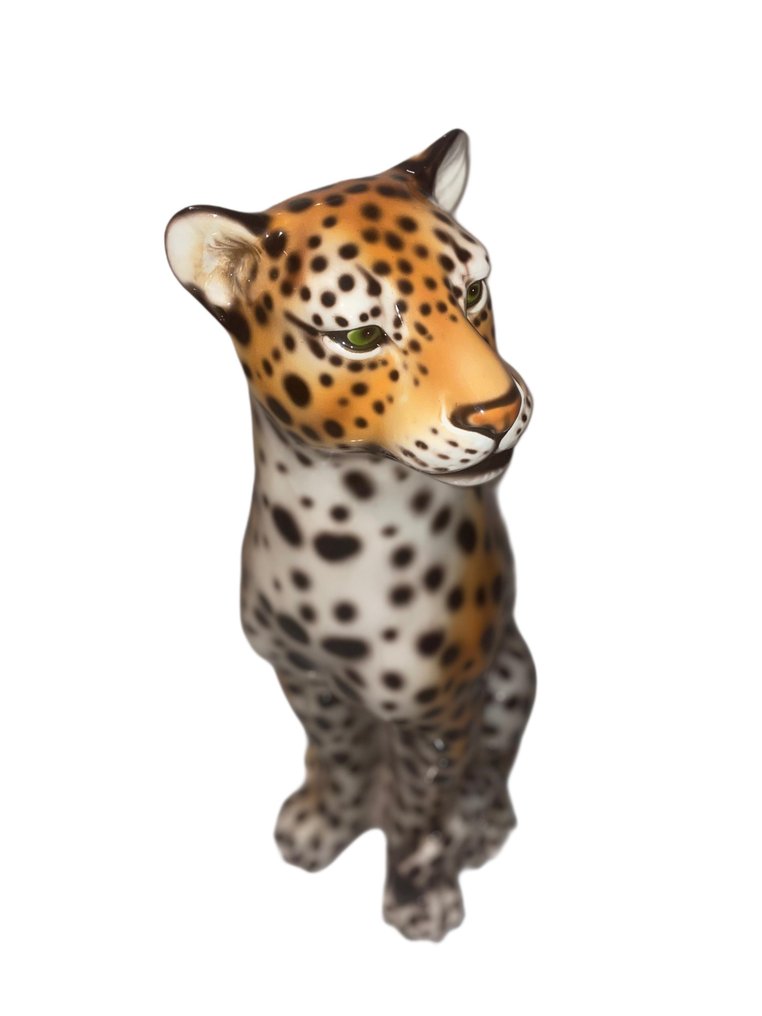 塑像, Leopard - 90 cm - 90 cm - 陶瓷 #2.1