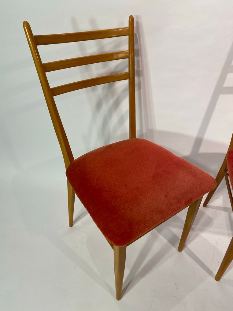 椅 - 木 - 两个复古椅子 #2.1