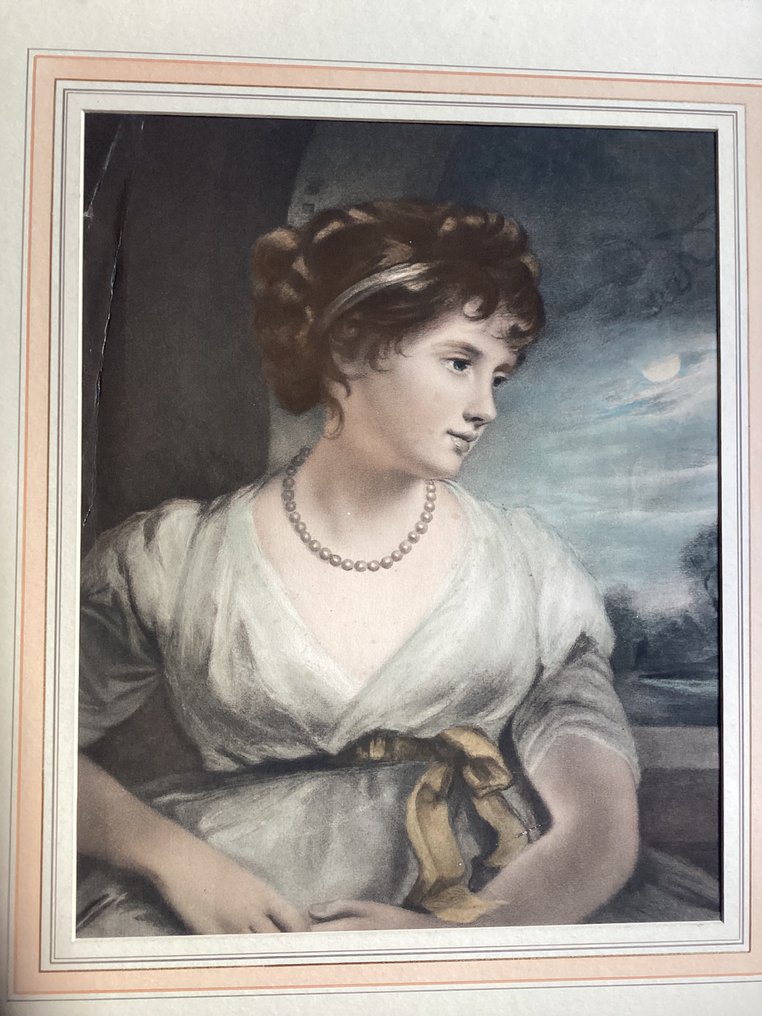 牆面裝飾 - 简·伊丽莎白·哈雷，牛津伯爵夫人，诗人拜伦勋爵的朋友和情人。 #1.0