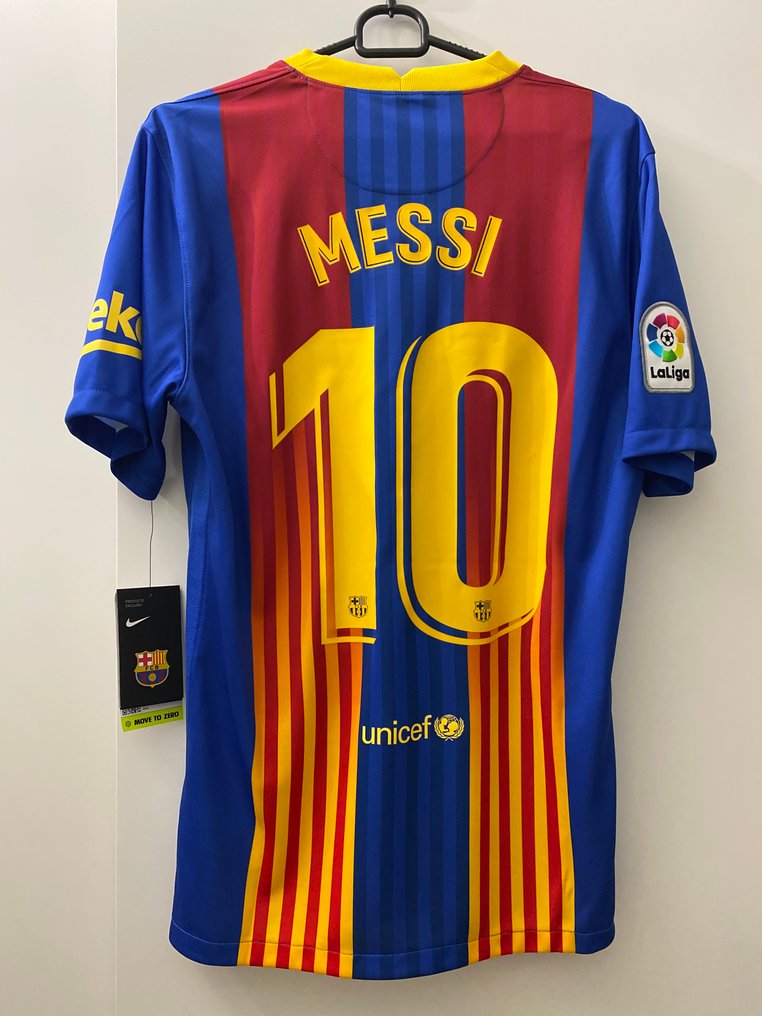 FC巴塞罗那 - 西班牙足球联盟 - 莱昂内尔·梅西 - 2020 - 足球衫 #1.0
