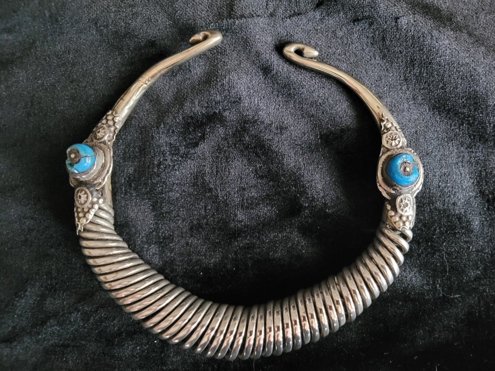 努里斯坦的项链饰品 - 银 - 阿富汗 - Early 20th century #1.0