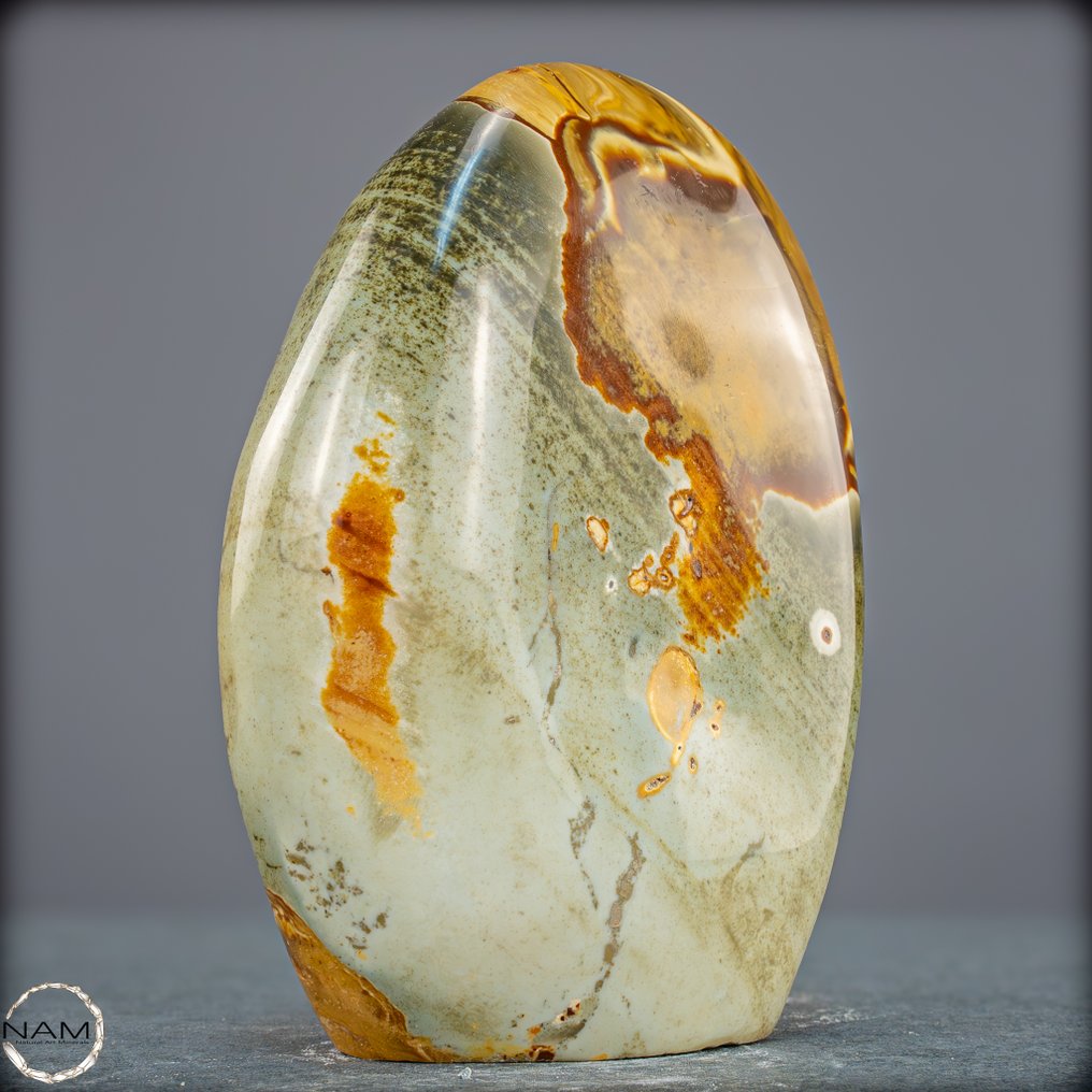 Natural polychrome jasper freeform from Madagascar The colors of the earth in harmony- 1241.79 g #2.1