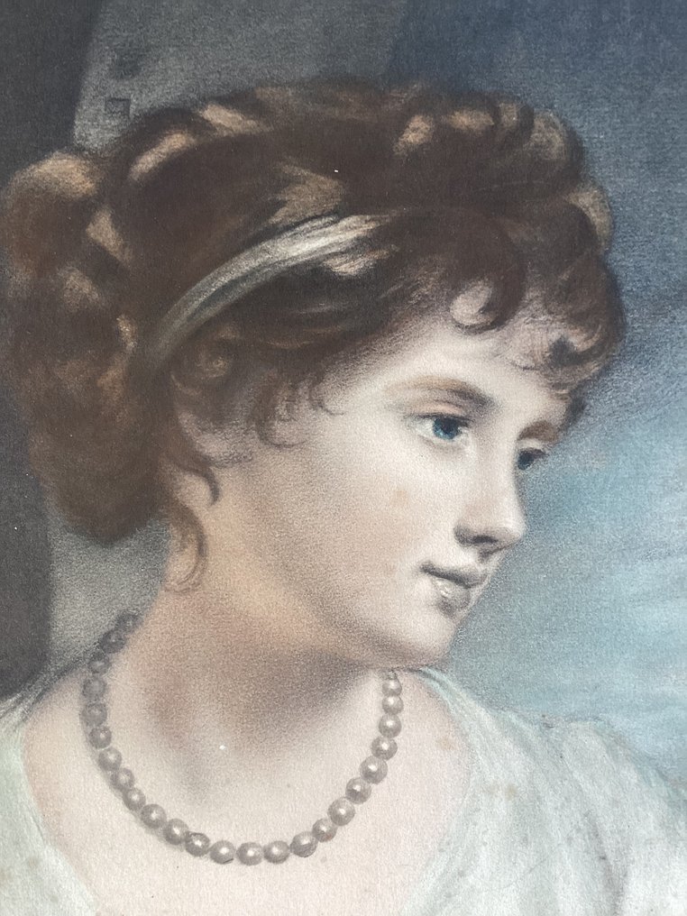 牆面裝飾 - 简·伊丽莎白·哈雷，牛津伯爵夫人，诗人拜伦勋爵的朋友和情人。 #3.2