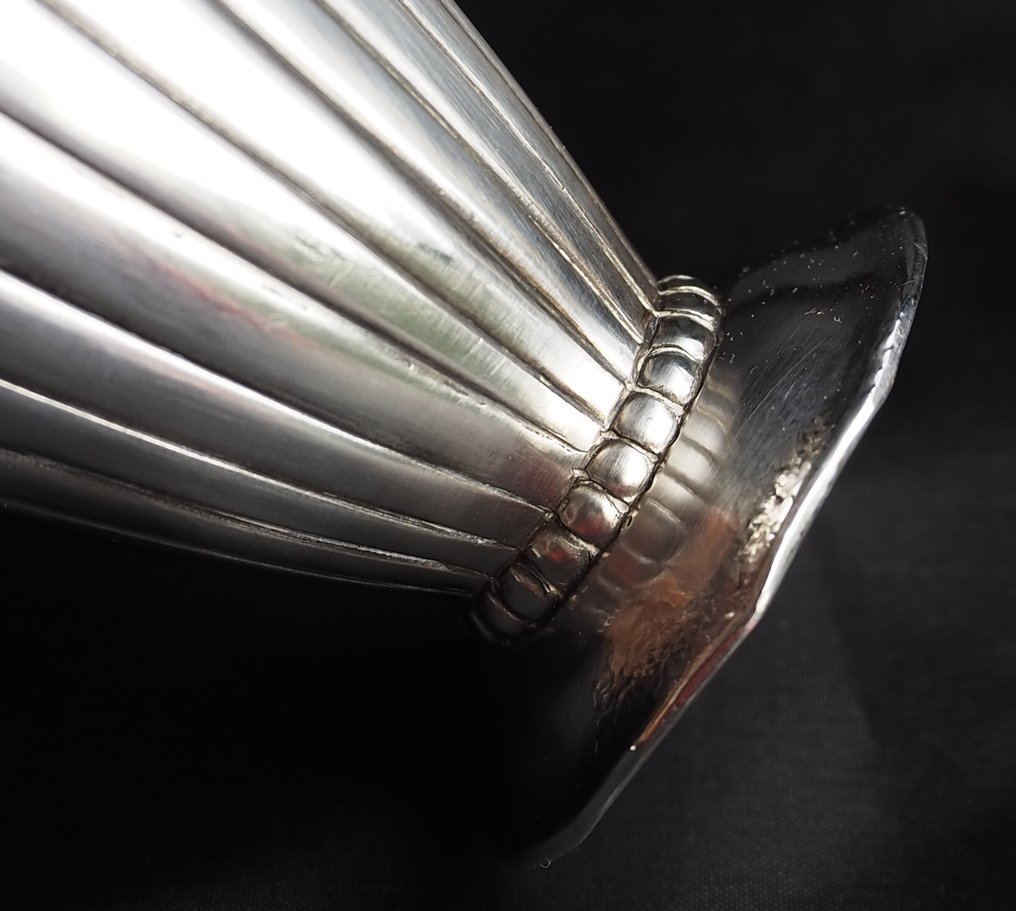 Christofle - Vase  - Silverplated - Small Art Deco vase #2.1