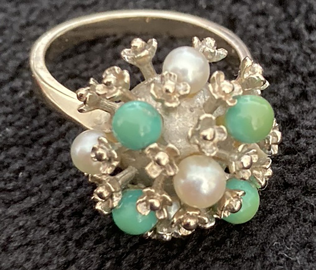 Ring - 22 kt. White gold #4.3