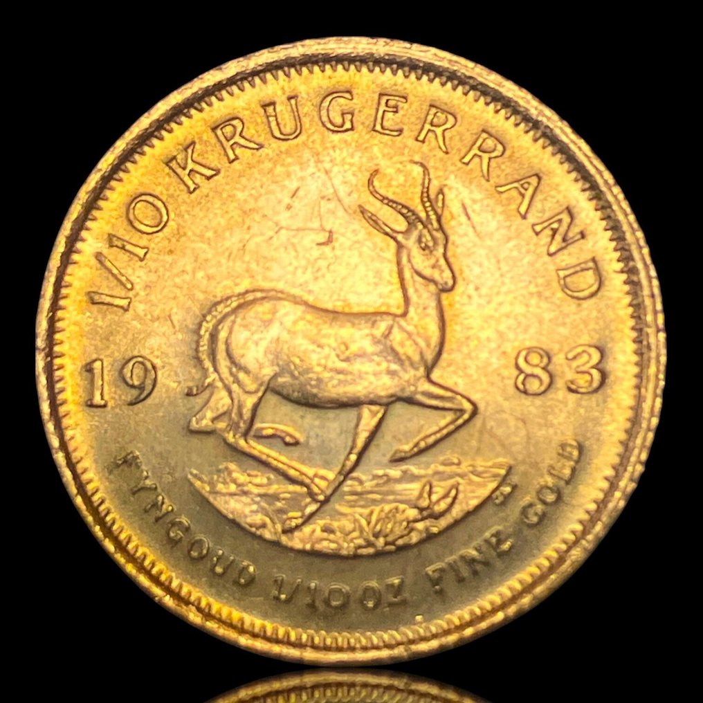 Zuid-Afrika. ⅒ Ounce Krugerrand Gold 3.39 gr #1.0