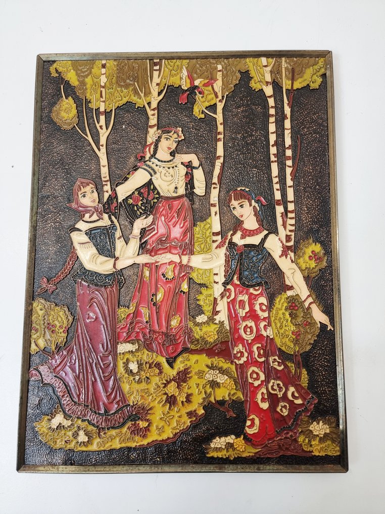 小牌 - 黄铜, 木 #1.0