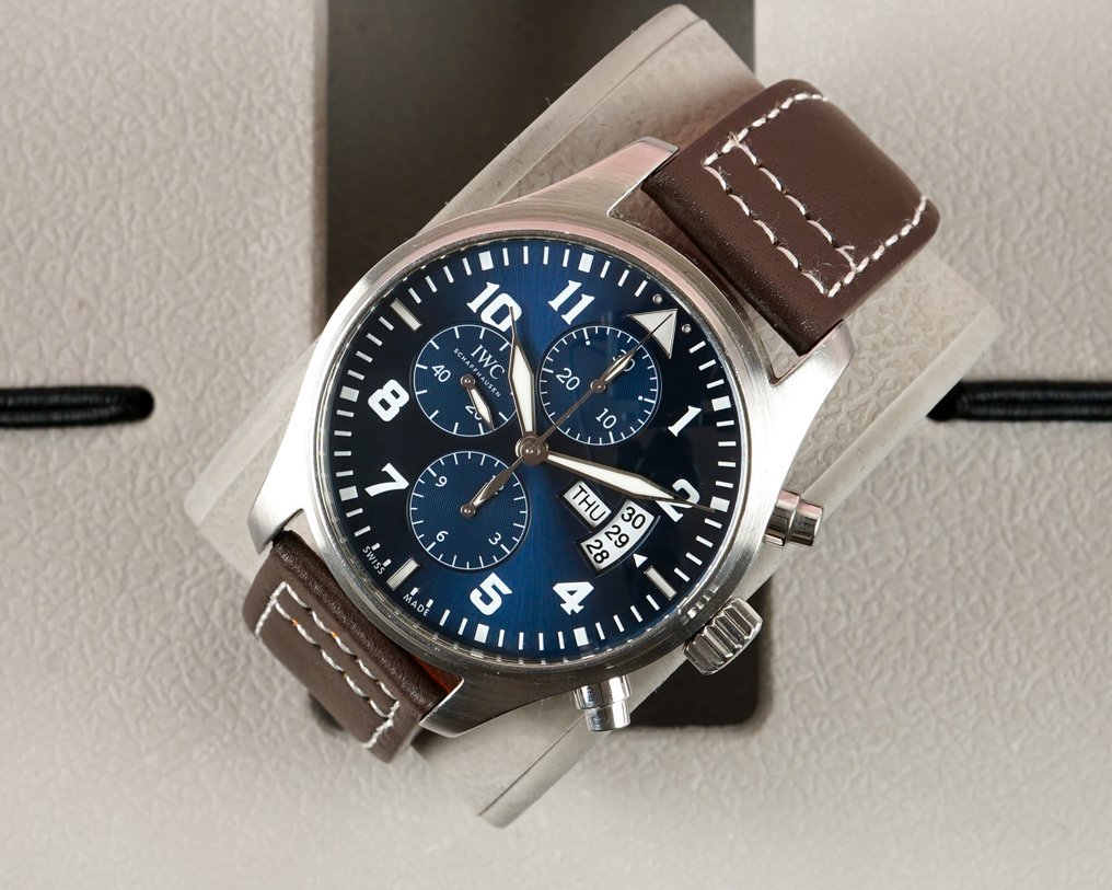 IWC - Pilot - Le Petit Prince - Blue - Automatic - Chronograph - Day/Date - IW377706 - Herren - 2010–2020  #1.0