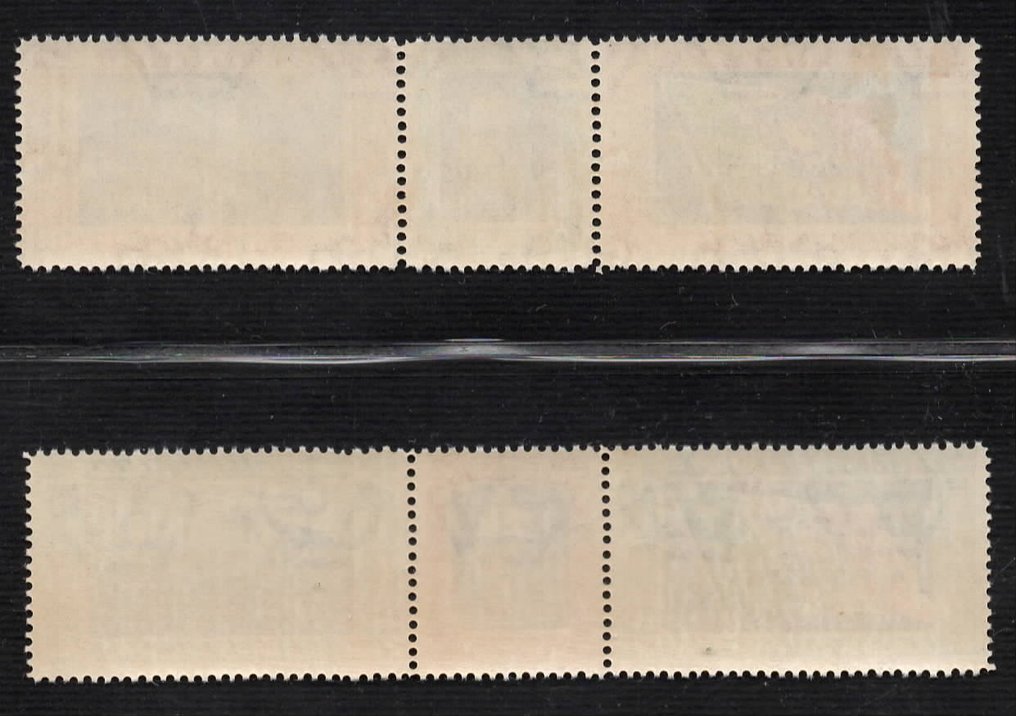 Italy Kingdom 1933 - Trittici I-Rovi in excellent condition, MNH, perfect printing quality. - Sassone NN. 51R/52R #1.0