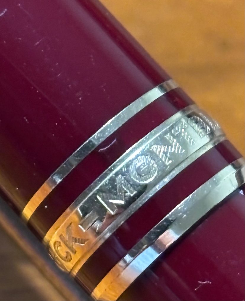 Montblanc - Montblanc Meistrstuck Ballpoint Bordeaux Lacquer Gold Trims - Kulspetspenna #3.2