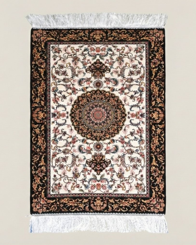 Adembenemend Luxe Zijde - Vloerkleed - 90 cm - 60 cm - ongebruikte staat #1.0