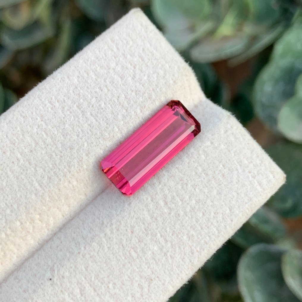 1 pcs  Ροζ Τουρμαλίνης  - 3.44 ct - Διεθνής Ένωση Έγχρωμων Πολύτιμων Λίθων (ICA GemLab) #1.0