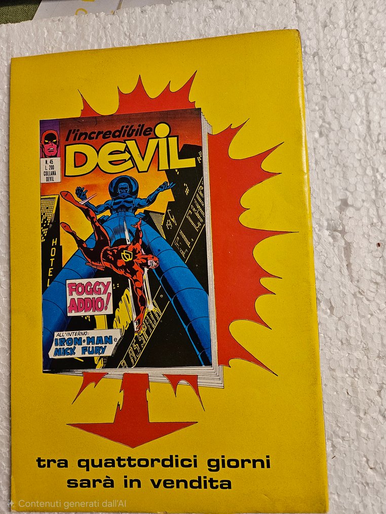 L'Incredibile Devil n. 44 - con medalcalcio - Editoriale Corno - 1 Comic - 第一版 - 1971 #2.1