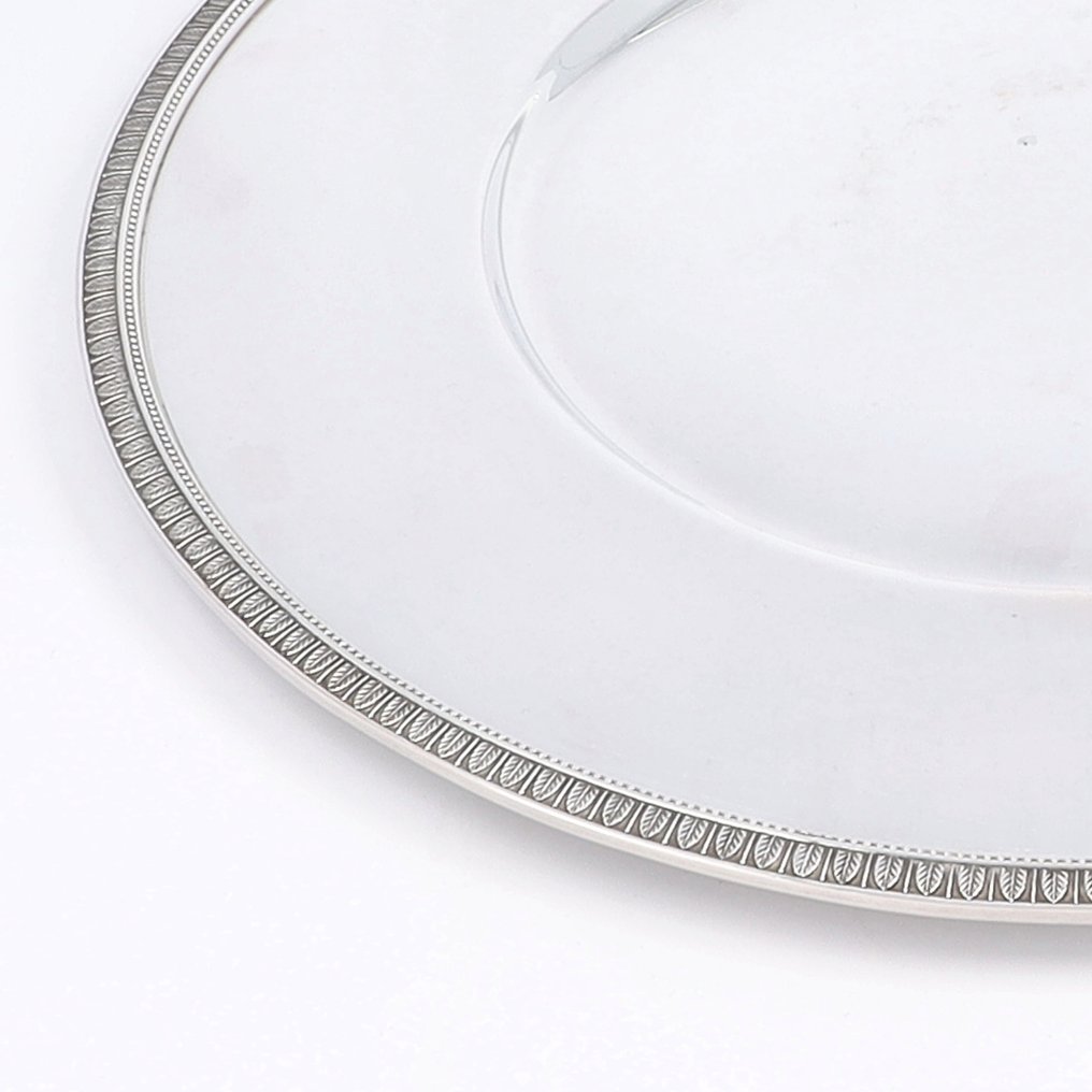 Christofle - Platter (2) - Malmaison - Silverplated - Presentation boards #2.1