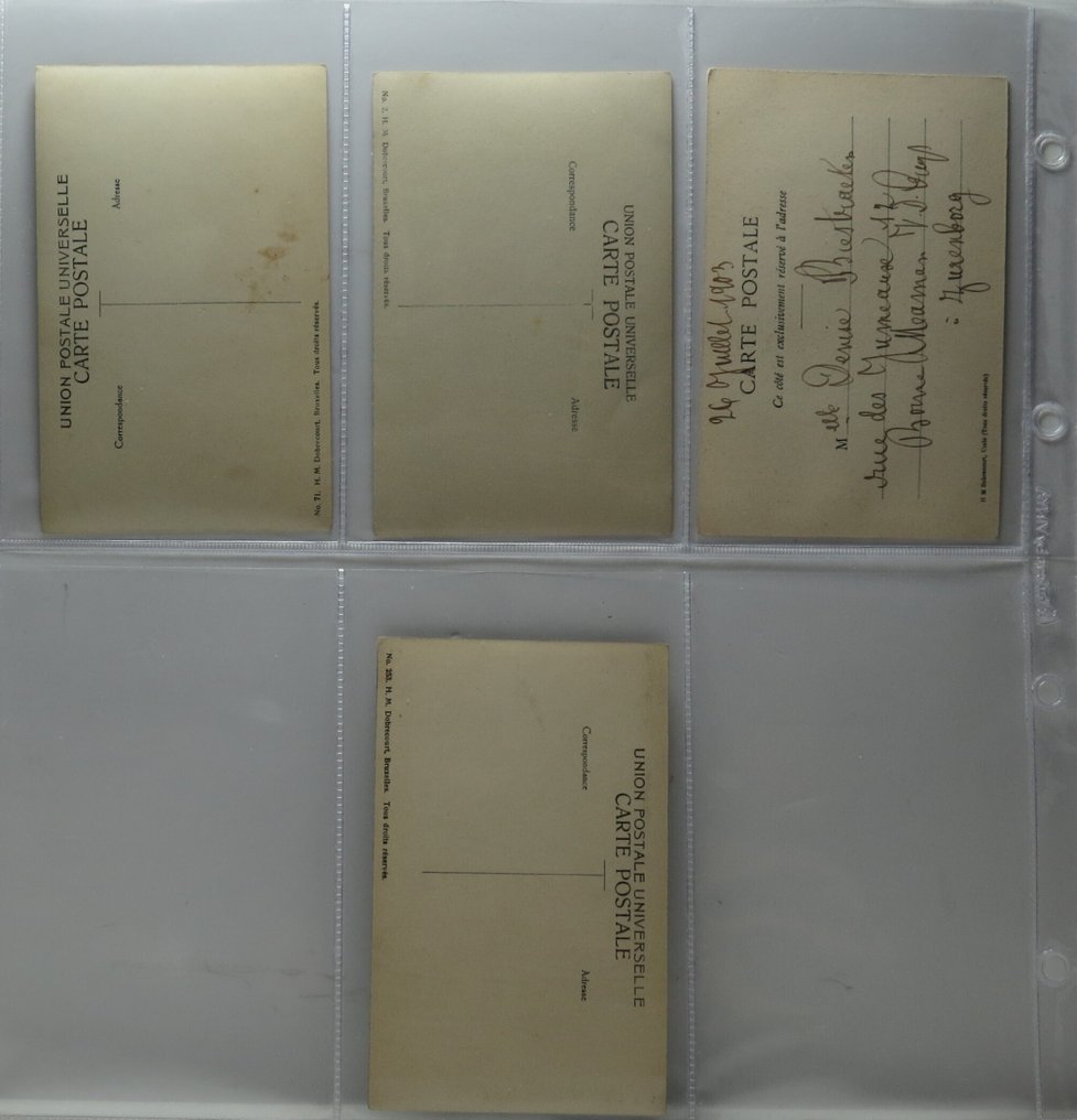 Belgian Monarchy (65 PCP - 2 Albums - 2 newspapers - 3 books) - Postcard album (72) - 1900-2001 #2.1