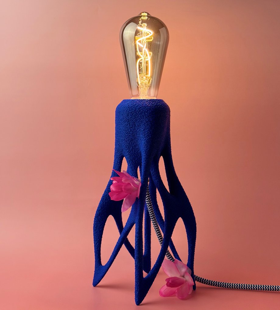 Cornu Design - Lámpara de sobremesa - PLA - Lámpara impresa en 3D azul #1.0