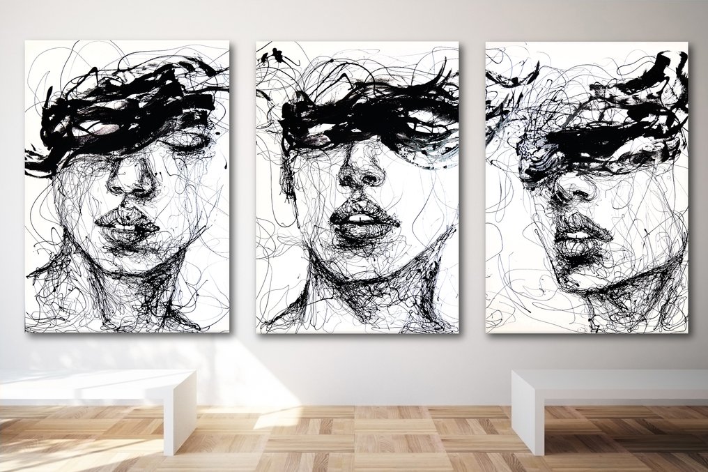 D. Witschkanow - ► “Gigantic endgame of the attractive abstract three gods - Blind Erotica" № I (XXL) #1.0