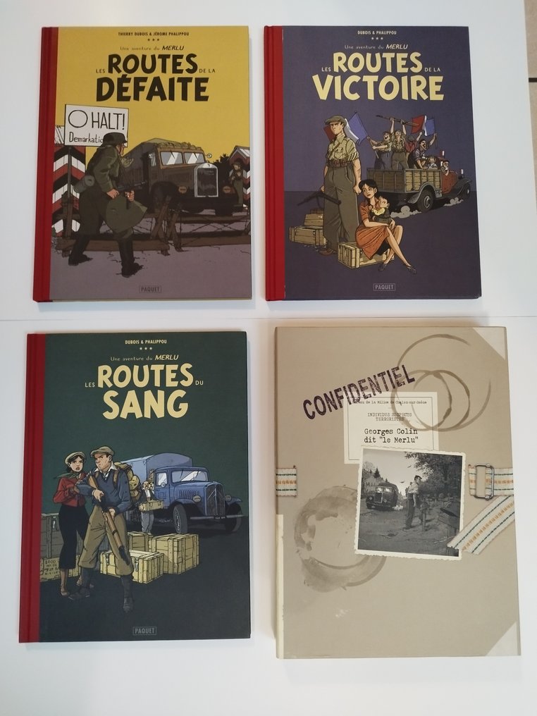 Le Merlu T1 à T3 + 2 ex-libris + 3x dédicace - Série complète - 3x C + coffret - 3 Album - Limited edition - 2020/2022 #1.0