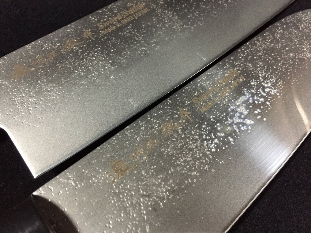 正宗 MASAMUNE / Set of 2 / 三得 SANTOKU 菜切 NAKIRI - 厨刀 -  日本的厨房刀具 - 钢 - 日本 #4.3