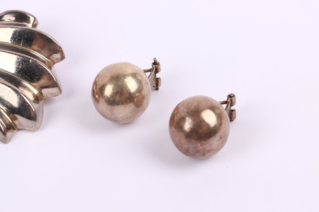 沒有保留價 - 耳環 銀 - 三组陈述 #3.2