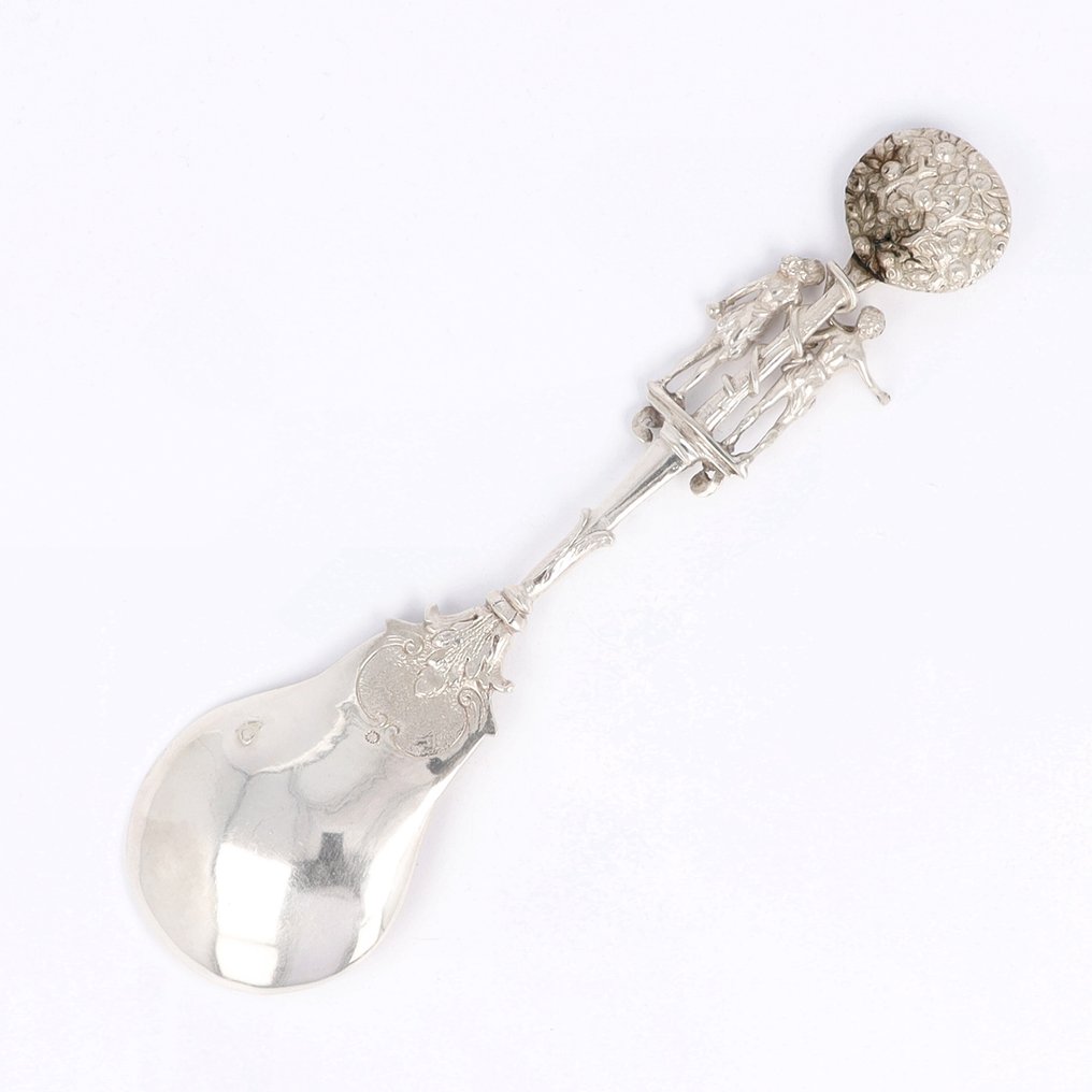 Jean L. Schlingloff - Sierlepel ''Adam en Eva'' - Cucchiaio - .800 argento #3.2