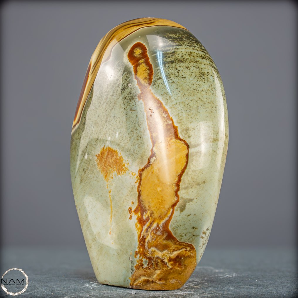 Natural polychrome jasper freeform from Madagascar The colors of the earth in harmony- 1241.79 g #3.2