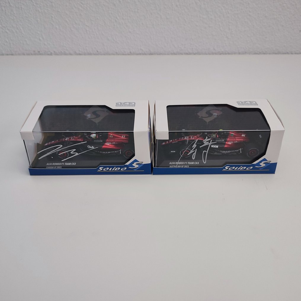 Alfa Romeo - Bottas + Zhou - 2023 - 比例1/43模型车  #1.0