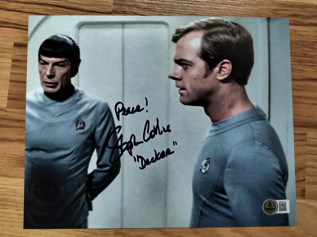 Star Trek: The Motion Picture - Stephen Collins (Commander Willard Decker) - Autograph, Photo with Beckett COA #1.0