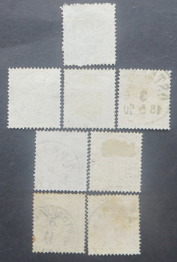 Σουηδία 1855/1866 - 8 πολύ όμορφες κλαστικές σφραγίδες. - AFA 4, 7, 9-12, 14, 16 #1.0