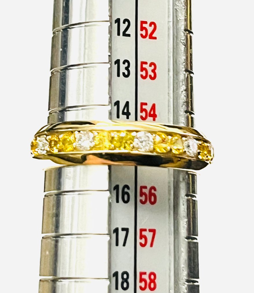 戒指 - 14K包金 黄金 -  3.00ct. tw. 混合宝石 - 钻石 #2.1