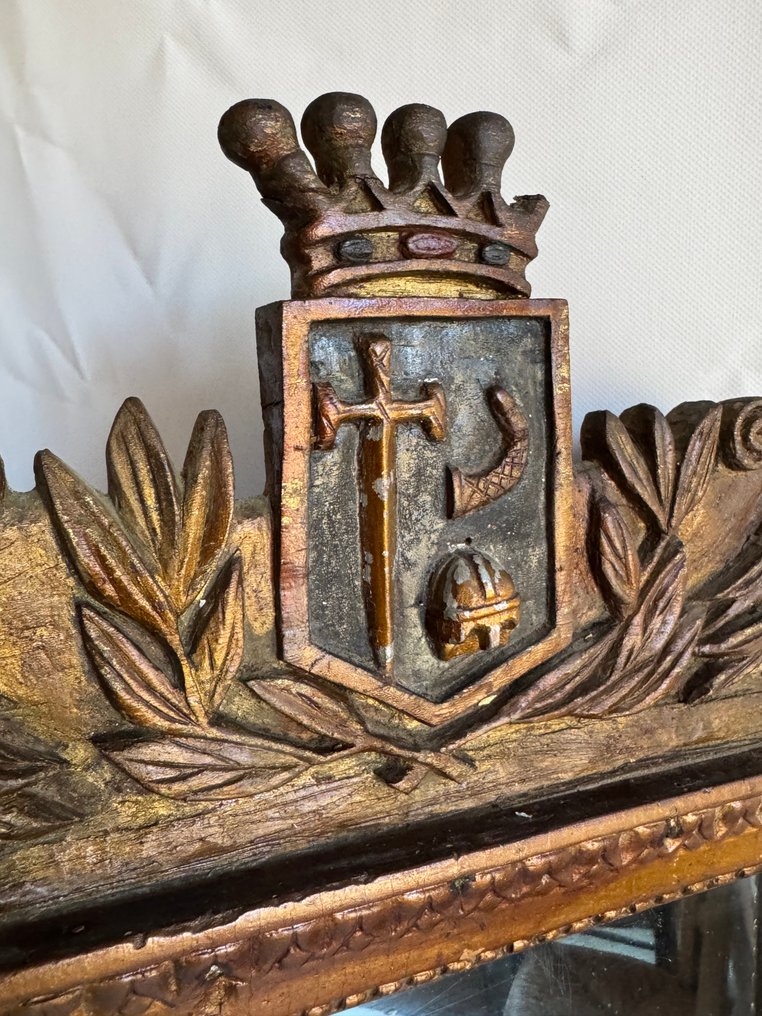 Tükör - Aranyozott fa - Megyei címeres tükör #2.1