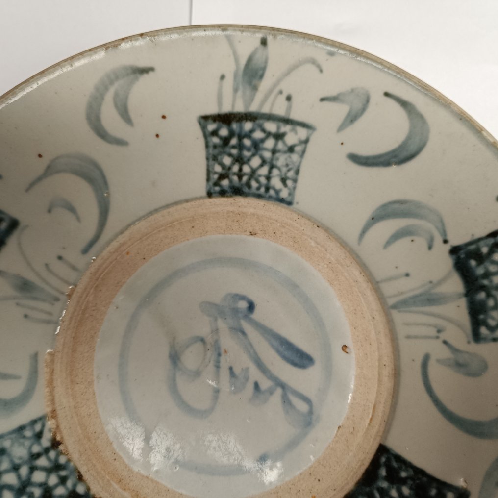 Tallerken - Fajance - Kinesisk bord Ming-dynastiet #4.3