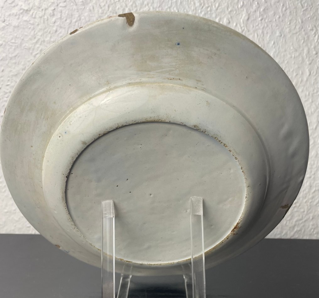 Assiette delfts bleu - Enseigne en émail - Céramique, Faïence, Glacis #3.2