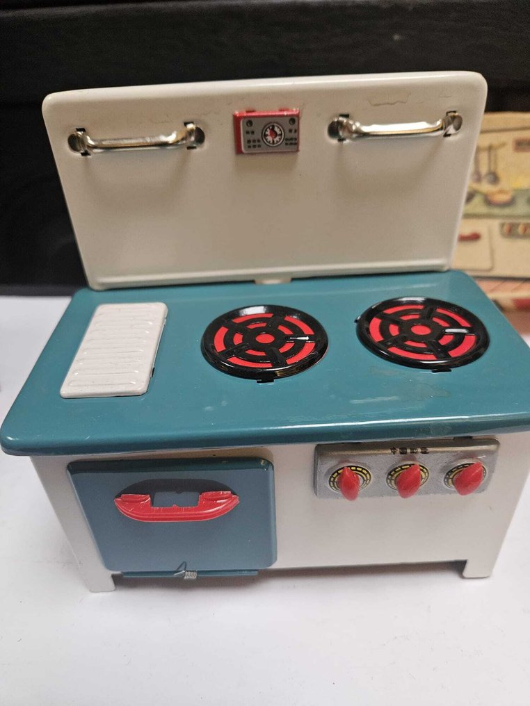 Made In China - Τσίγκινο παιχνίδι - Kitchen Range, Boxed - 1950-1960 - Κίνα #1.0