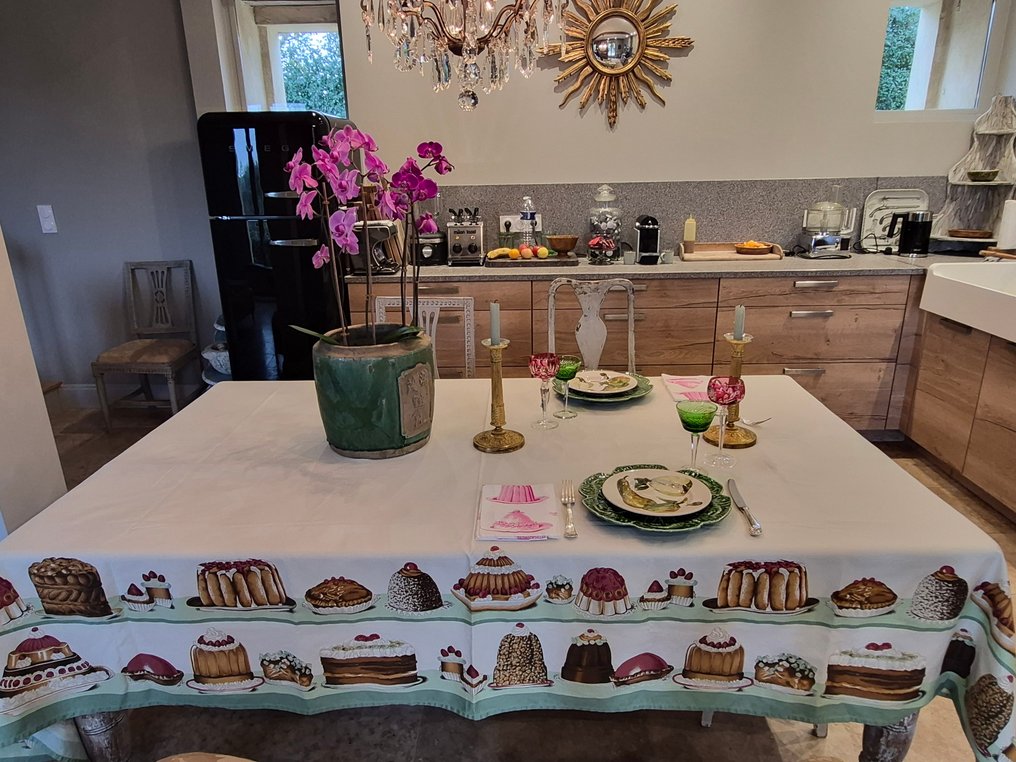 Pierre Frey - Pierre Frey - 法式糕点店 - 桌布  - 270 cm - 180 cm - PIERRE FREY TAFELKLEED #1.0