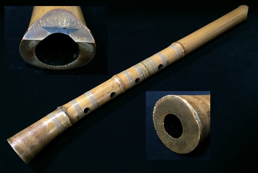 Shakuhachi / Japanese Vintage Bamboo Flute -  - Shakuhachi - Japan  (Ohne Mindestpreis) #1.0