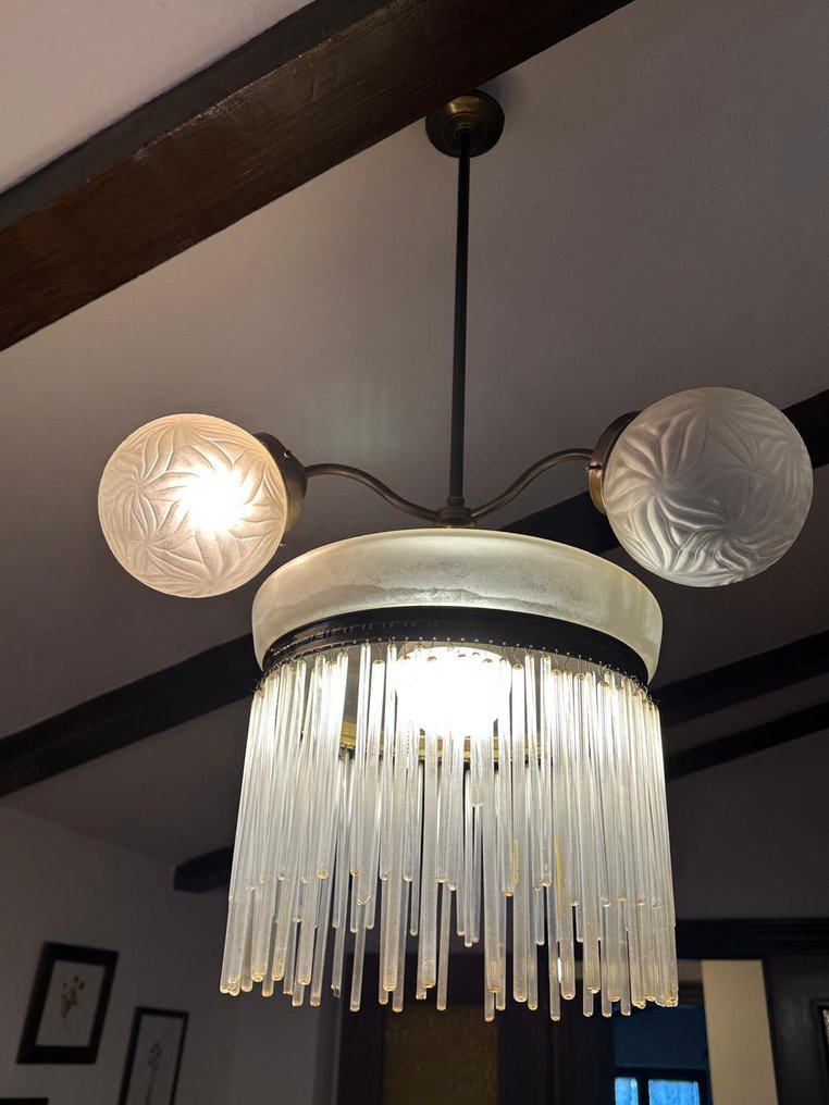 吊灯 - 镀金黄铜 - 原始郁金香 #4.3