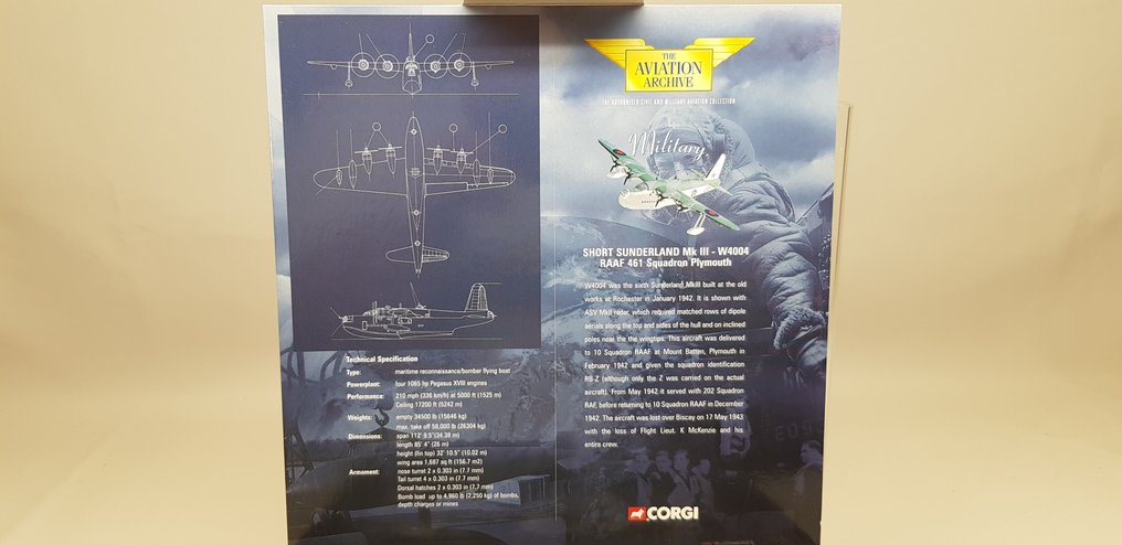 Corgi 1:144 - Model plane - Corgi 1/144, Modellflugzeug "Short Sunderland MK III" #3.2
