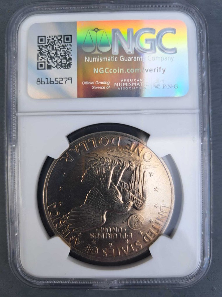 Yhdysvallat. 1 Dollar 1971-D Eisenhower. NGC MS67 #1.0