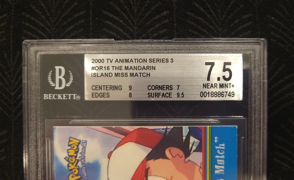 Topps - 1 Graded card - Pokémon - The Mandarin Island Miss Match OR16 First edition - Beckett 7.5 #2.1