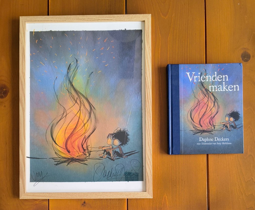 Daphne Deckers / Joey Holthaus - Vrienden Maken [+ originele tekening] - 2023 #1.0
