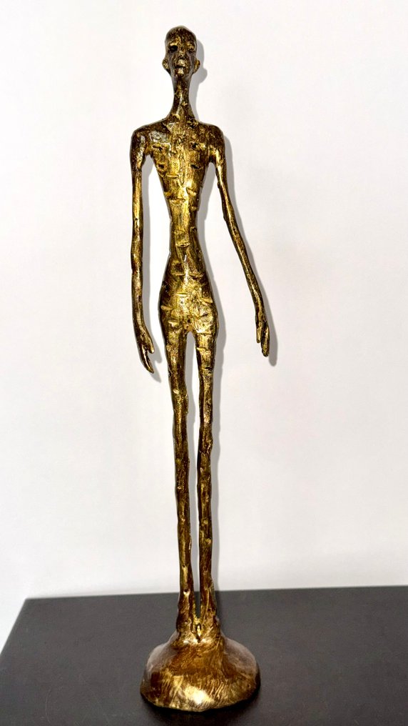 Abdoulaye Derme - Sculptură, “L’Homme silencieux” - 40 cm - Bronz #1.0